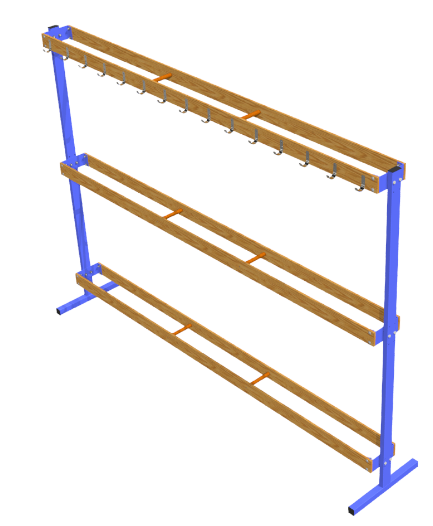 Стеллаж для лыж