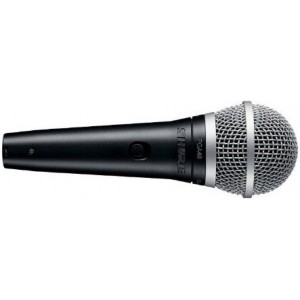 SHURE PGA48-XLR-E кардиоидный вокальный микрофон c выключателем, с кабелем XLR -XLR