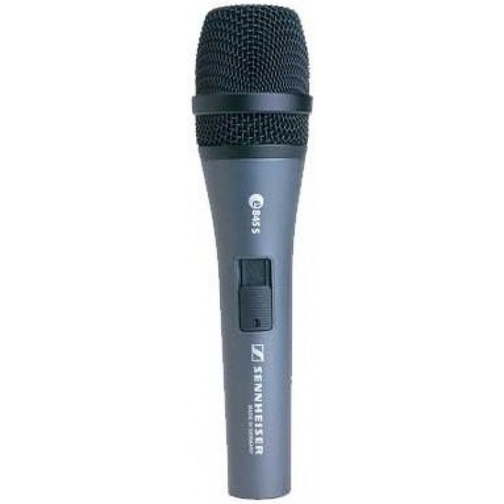 Купить Sennheiser E 845-S динамический вокальный микрофон с выключателем, суперкардиоидный, 40-16000 Гц, 200 Ом