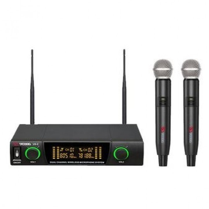 Купить VOLTA US-2 (505.75/622.665) Микрофонная радиосистема с двумя ручными динамическими микрофонами UHF диапазона с фиксированной частотой