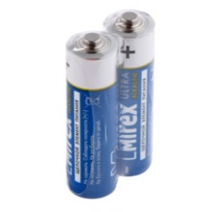 Батарейка алкалиновая Mirex, AA, LR6-2S, 1.5В, спайка, 2 шт.