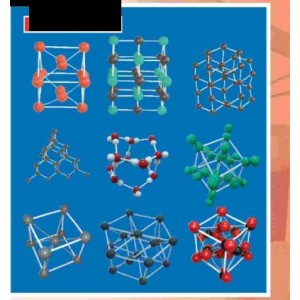 Набор моделей кристаллических решеток (9 шт.) 