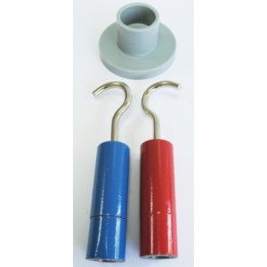 Цилиндры свинцовые со стругом (цвет синий и красный)
