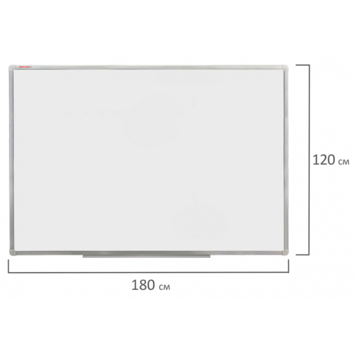 Доска аудиторная маркерная 1-элементная 180х120 см
