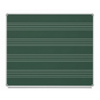 Доска аудиторная меловая 1-элементная "Нотный стан" 120x100 см