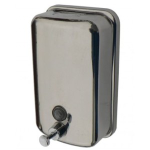 Дозатор для жидкого мыла Solinne из нержавеющей стали, ТМ 801, полированный, 500 мл 2512.030