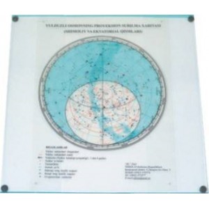 Подвижная карта звездного неба, проекционная 