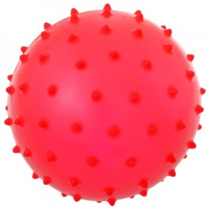 Мяч массажный матовый пластизоль d=8 см, 15 г, цвет МИКС