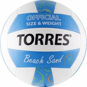 Мяч волейбольный пляжный Torres Beach Sand Blue