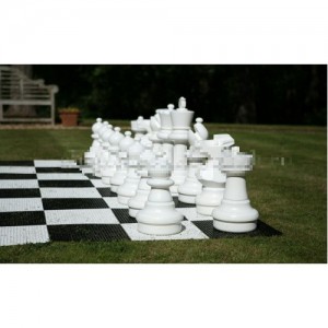 Напольные малые шахматы 29 с доской (винил)