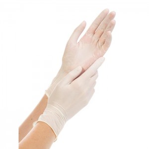 Перчатки медицинские Benovy, нитрил, нестерильные, текстурированные на пальцах, белые, размер M, 100