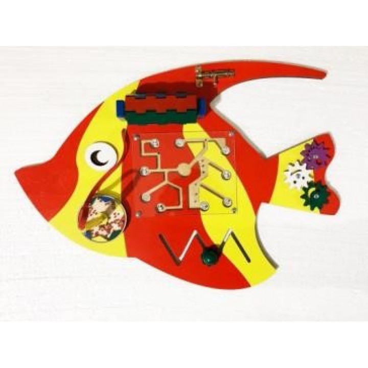 Купить Бизиборд «Красная рыбка» (арт. 32056)