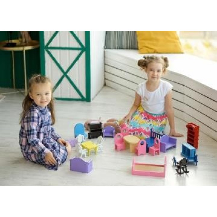 Купить Мебель для кукольного домика «Все для кукол» (арт. 32102)