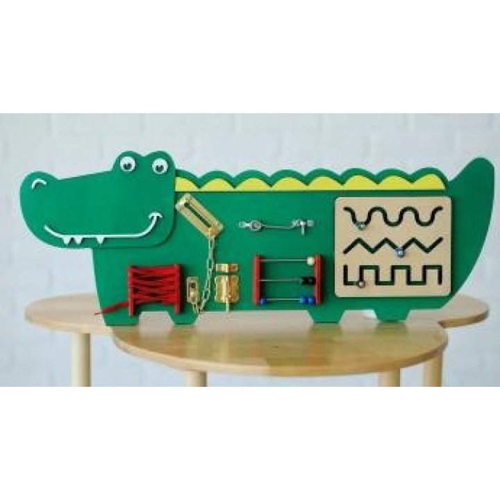 Купить Бизиборд «Добрый крокодильчик» (арт. 12844)