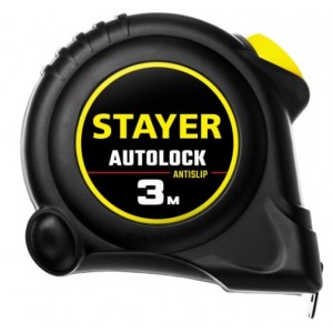 Рулетка Stayer AutoLock 3м / 16мм с автостопом 2-34126-03-16_z02