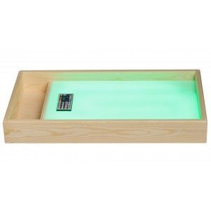 Стол для рисования песком с цветной подсветкой и отсеком для песка "СУПЕР+ЦО" 400х700 мм