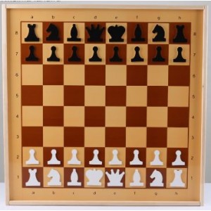 Шахматы и шашки демонстрационные магнитные 73х73х3.5 см