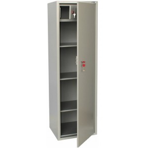 Шкаф металлический для документов BRABIX «KBS-031Т», 1503×470×390 мм, 35 кг, трейзер, сварной