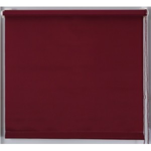 Штора рулонная «Простая MJ», размер 190х160 см, цвет бордовый