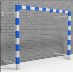 Ворота для гандбола и минифутбола пристенные (3,0х2,0х1,0м) без сетки